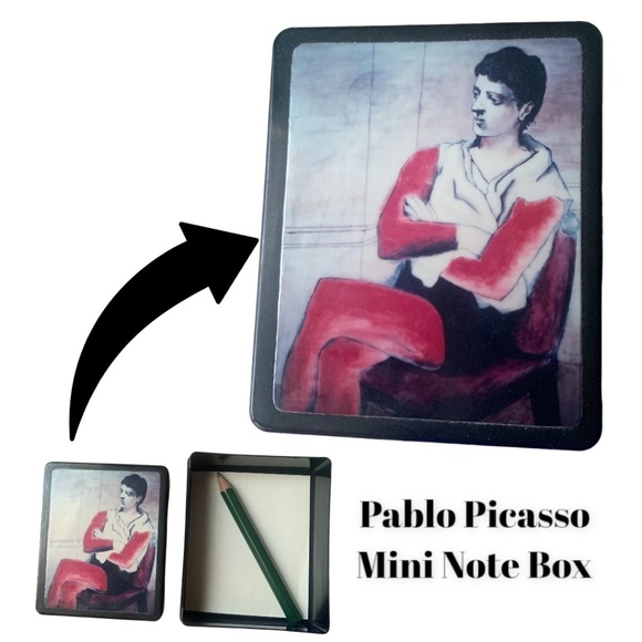 Pablo Picasso Other - Pablo Picasso Saltimbarque Seated with Arms Crossed Vintage 1990